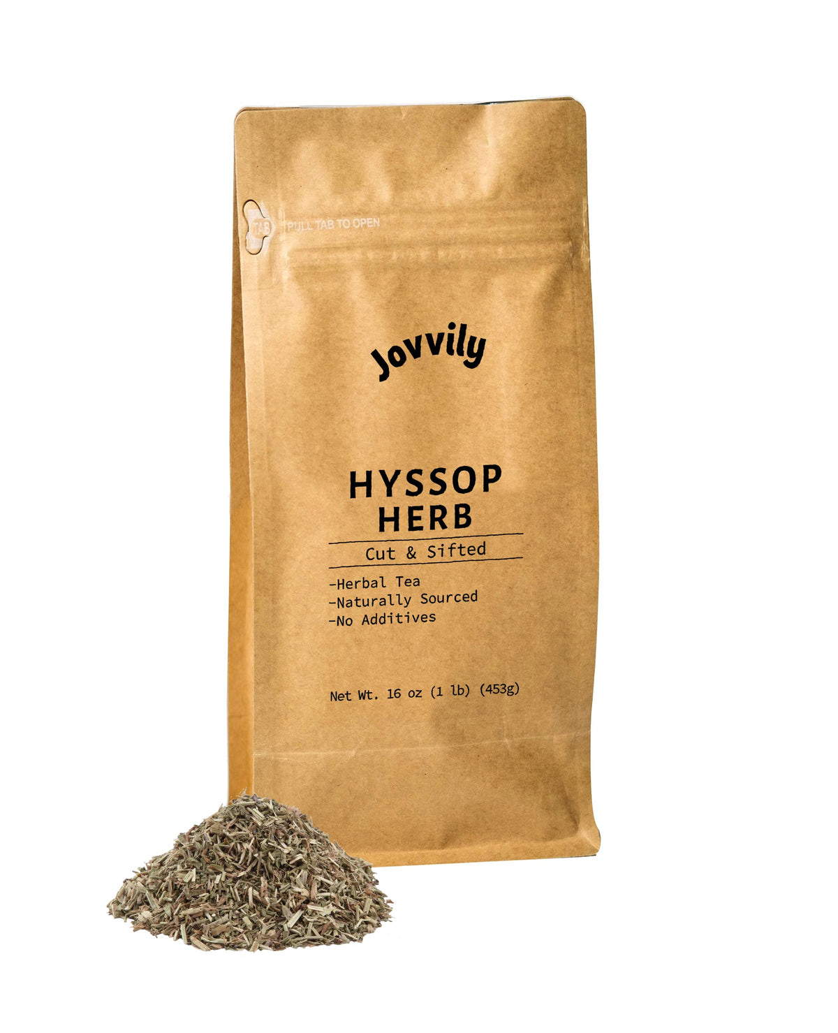 Jovvily Hyssop herb, cut and sifted, for tea and cooking