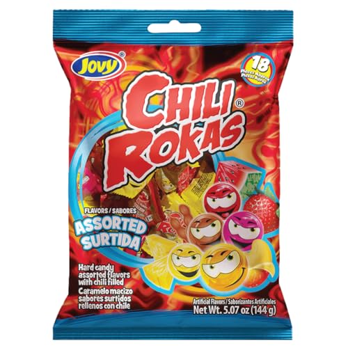 Jovy Chilli Rokas watermelon shell with spicy center and bold flavor