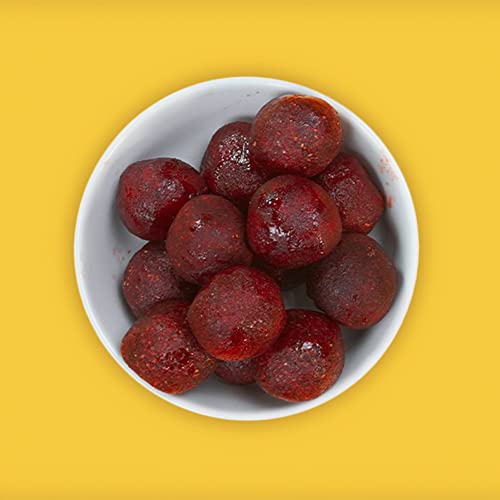 Glossy candy texture detail suggests a satisfying bite and flavor burst.