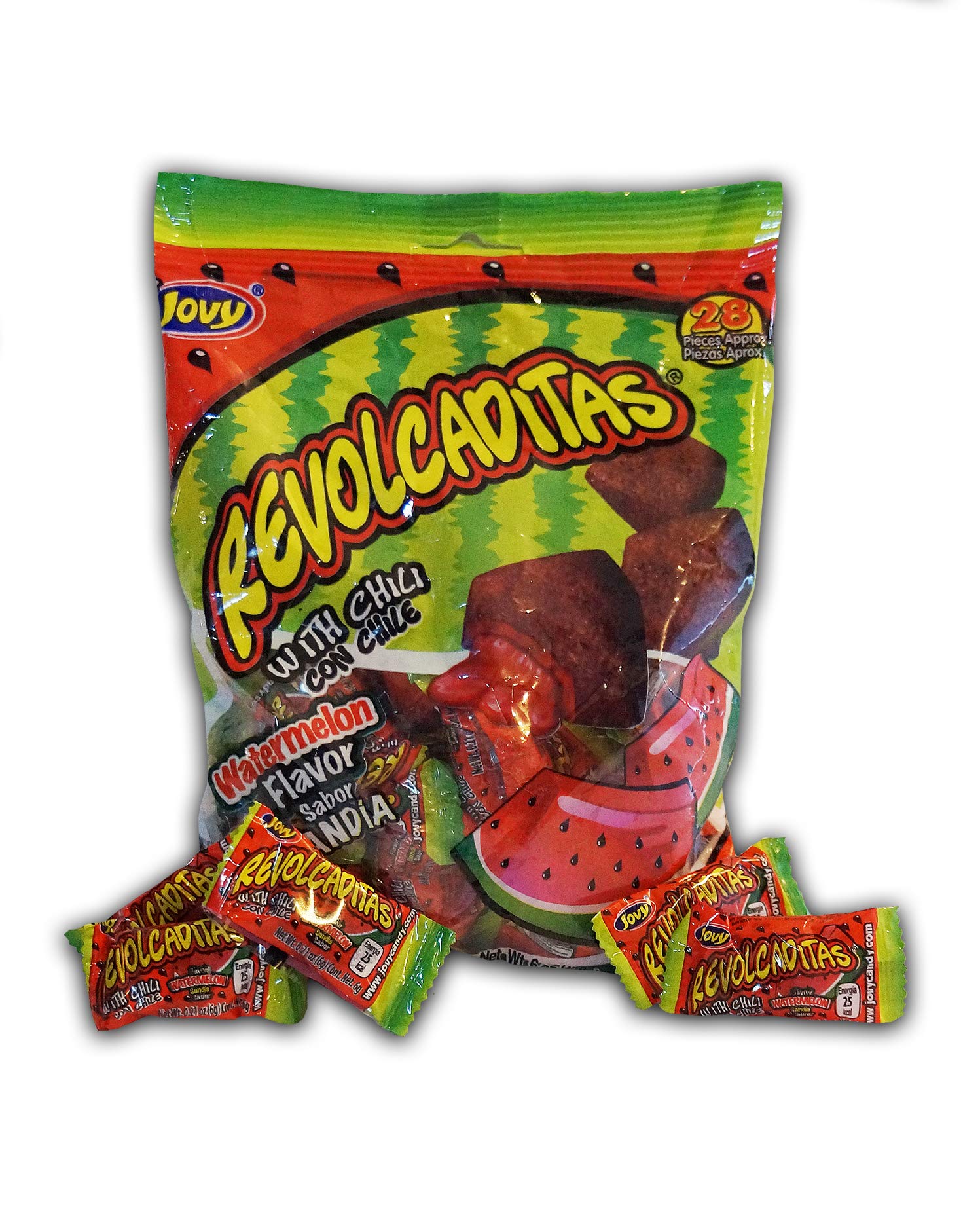 Jovy Revolcaditas Chili Watermelon candy hand-picked moments show convenient bite-size indulgence