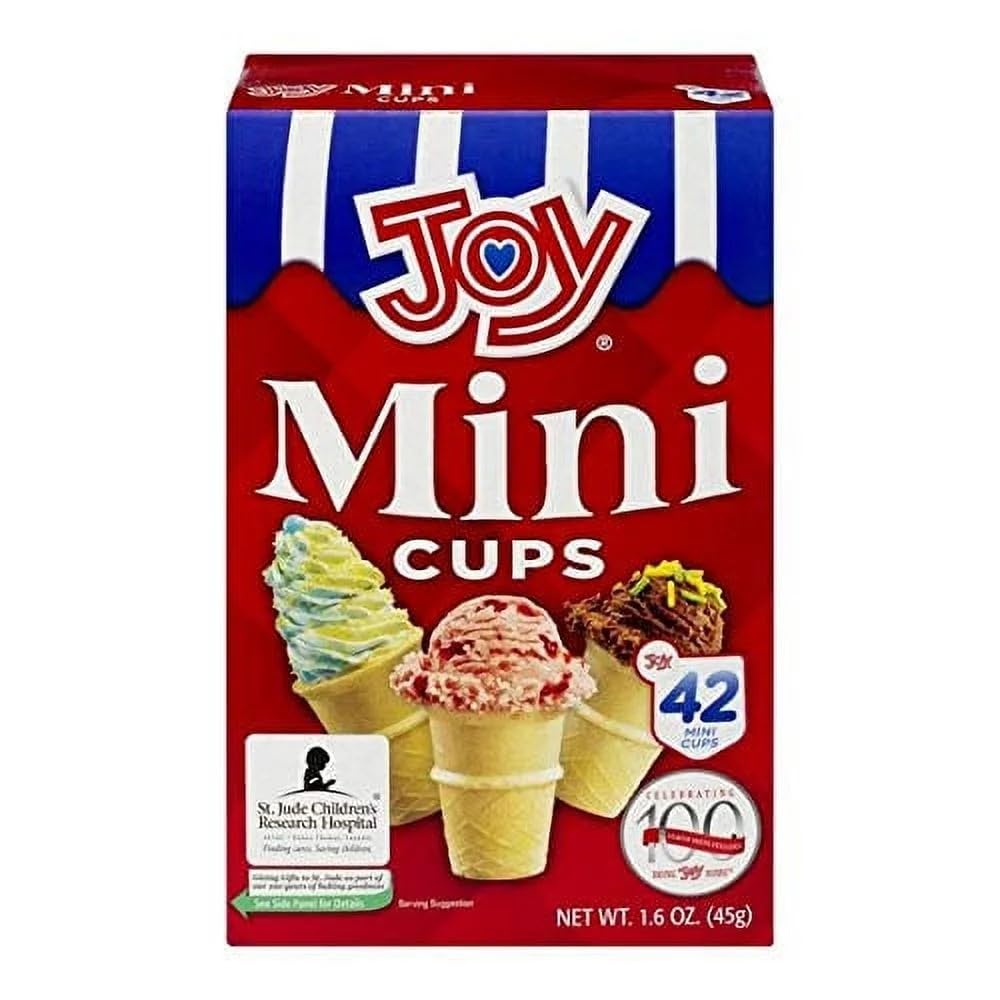 Joy Mini Cups Cones with kids enjoying sweet treats.