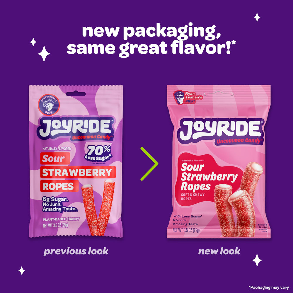 JOYRIDE Glacial Peppermint Gum pack, refreshing mint flavor for quick refresh.