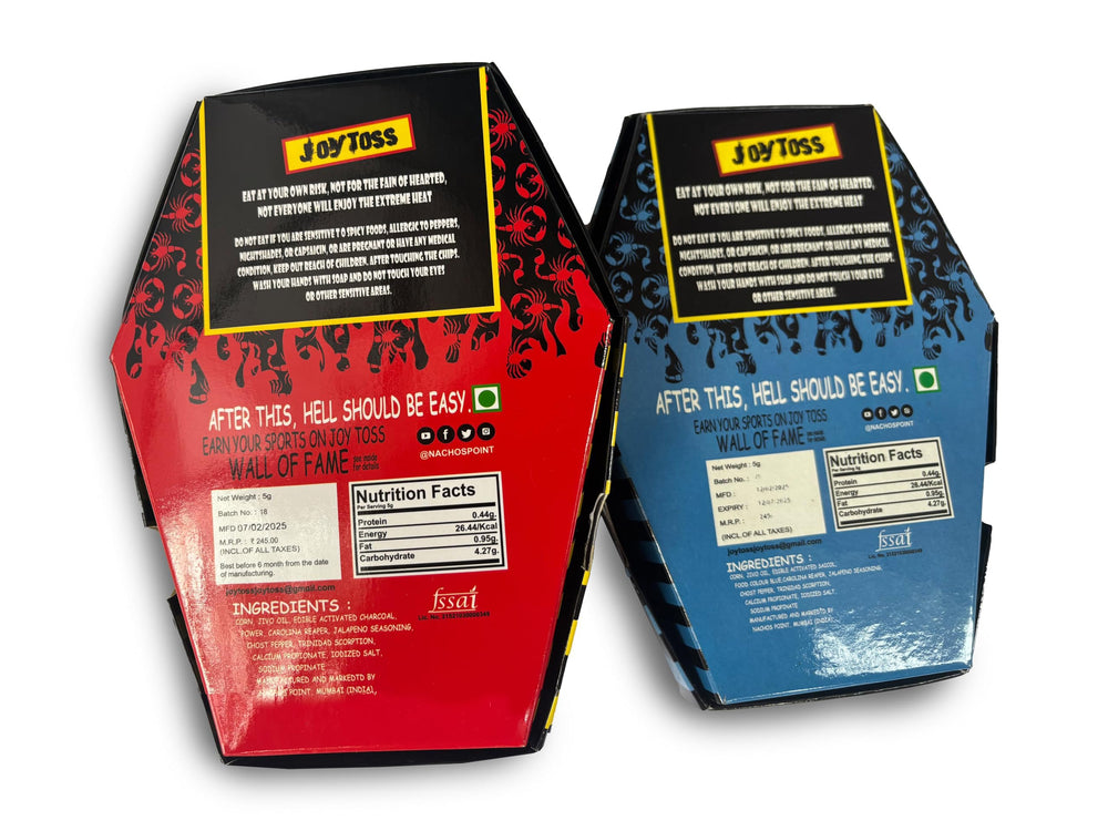 Joytoss blue challenge chip offers vibrant color and daring flavor