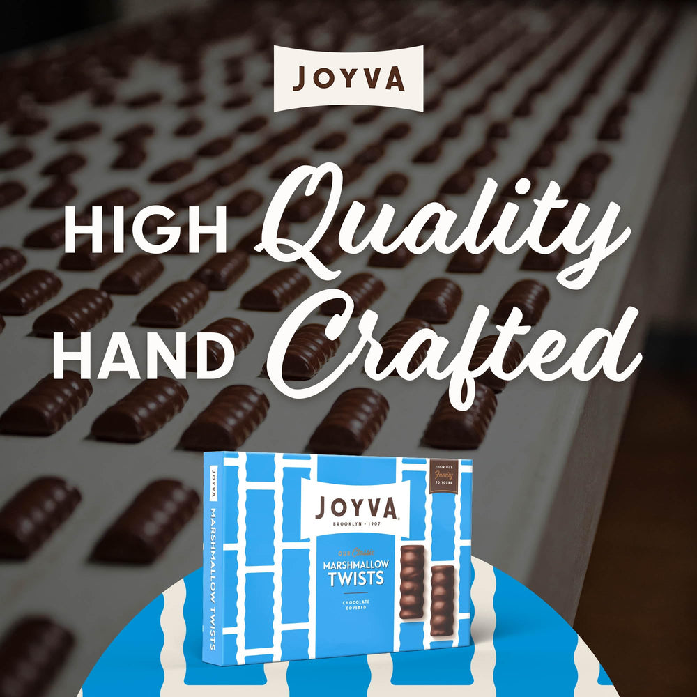 Joyva Classic Marshmallow Twists are dairy-free and gluten-free, ideal for snack time