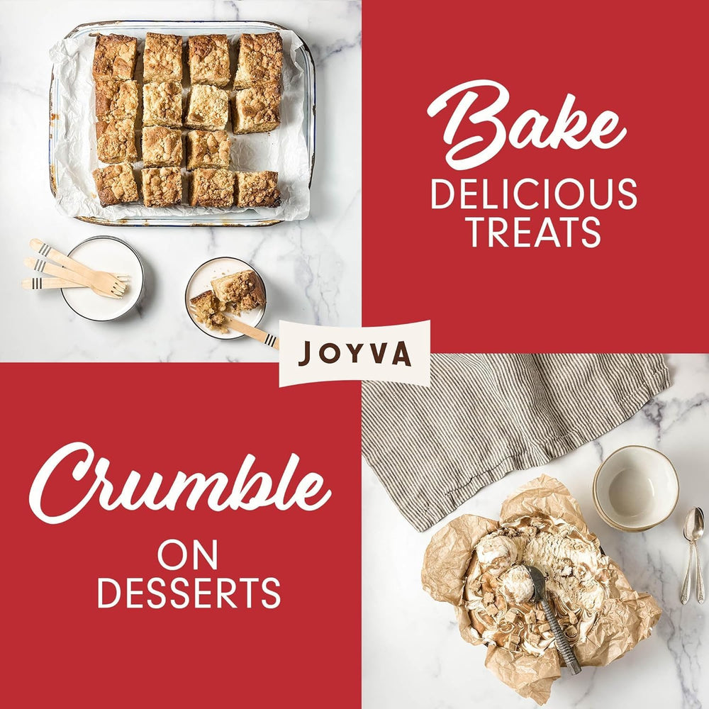 Joyva Marble Halvah pieces crumble nicely on desserts or cheese boards.