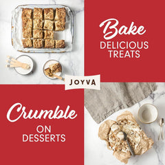 Joyva Marble Halvah pieces crumble nicely on desserts or cheese boards.