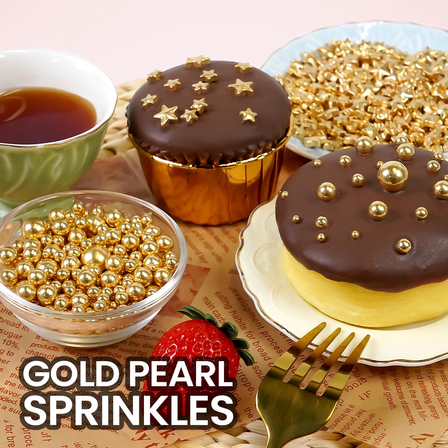 Joyvitas gold pearls have a long shelf life when stored properly