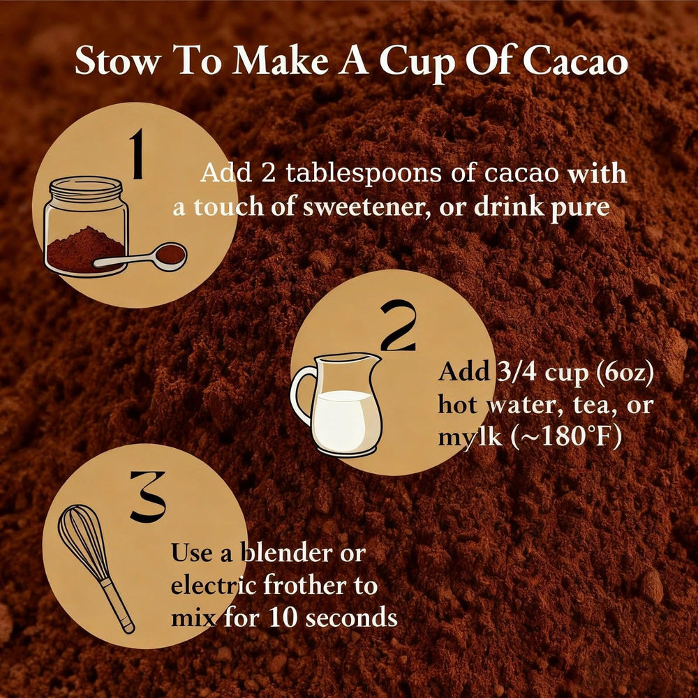 JRR Cocoa powder used for baking and recipes promotes versatile culinary creativity.