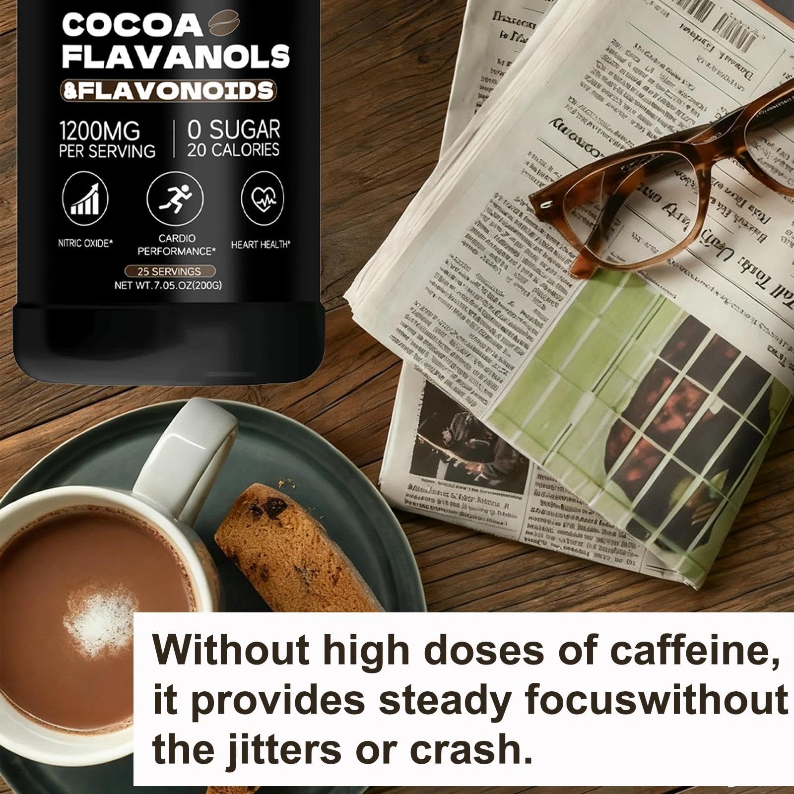JRR Pure, simple ingredients label communicates clean, additive-free cocoa.