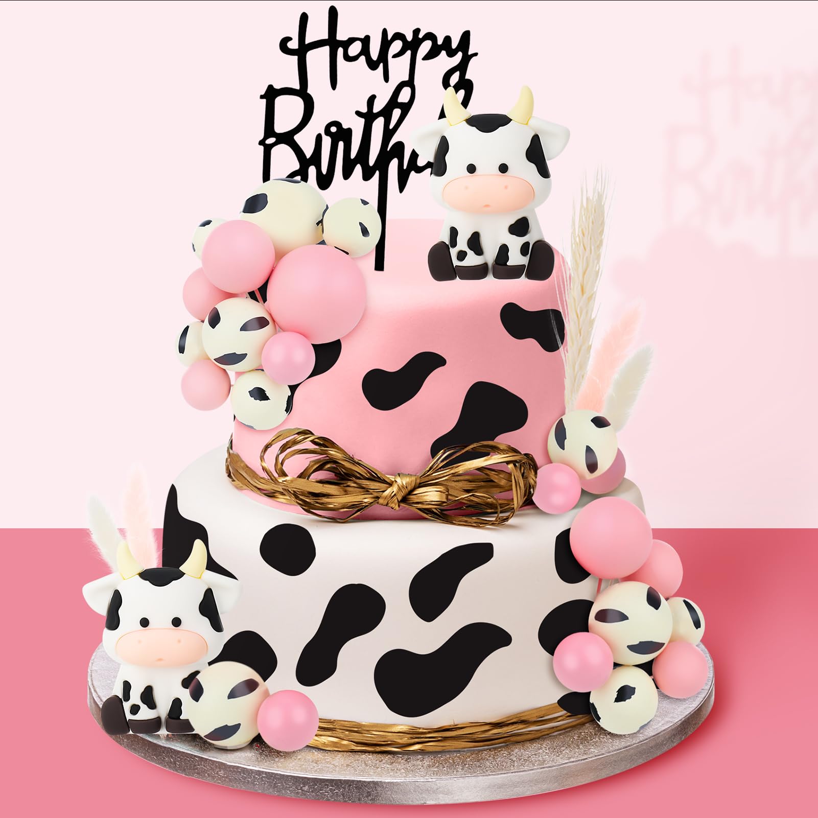 Jspupifip wheat ears decorate cakes with rustic farm appeal