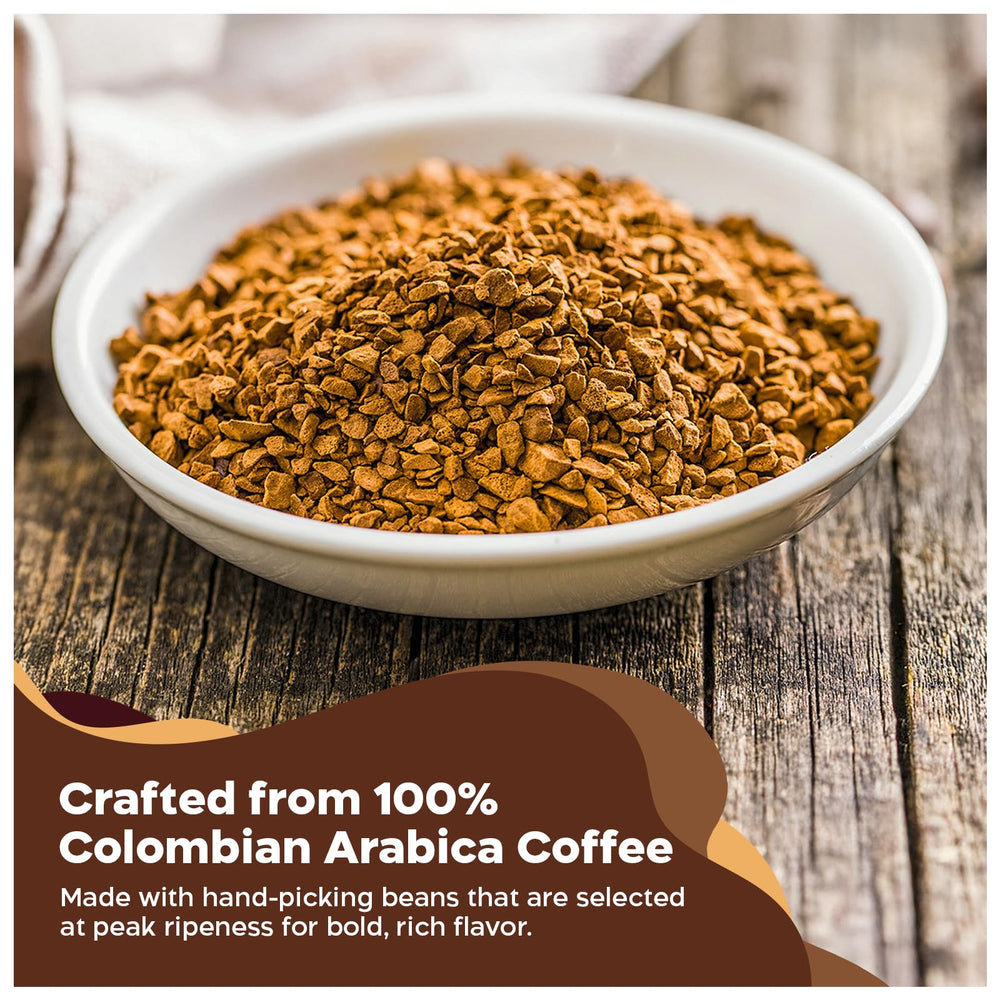 Juan Valdez 100% Colombian Arabica beans highlight authenticity and premium taste.