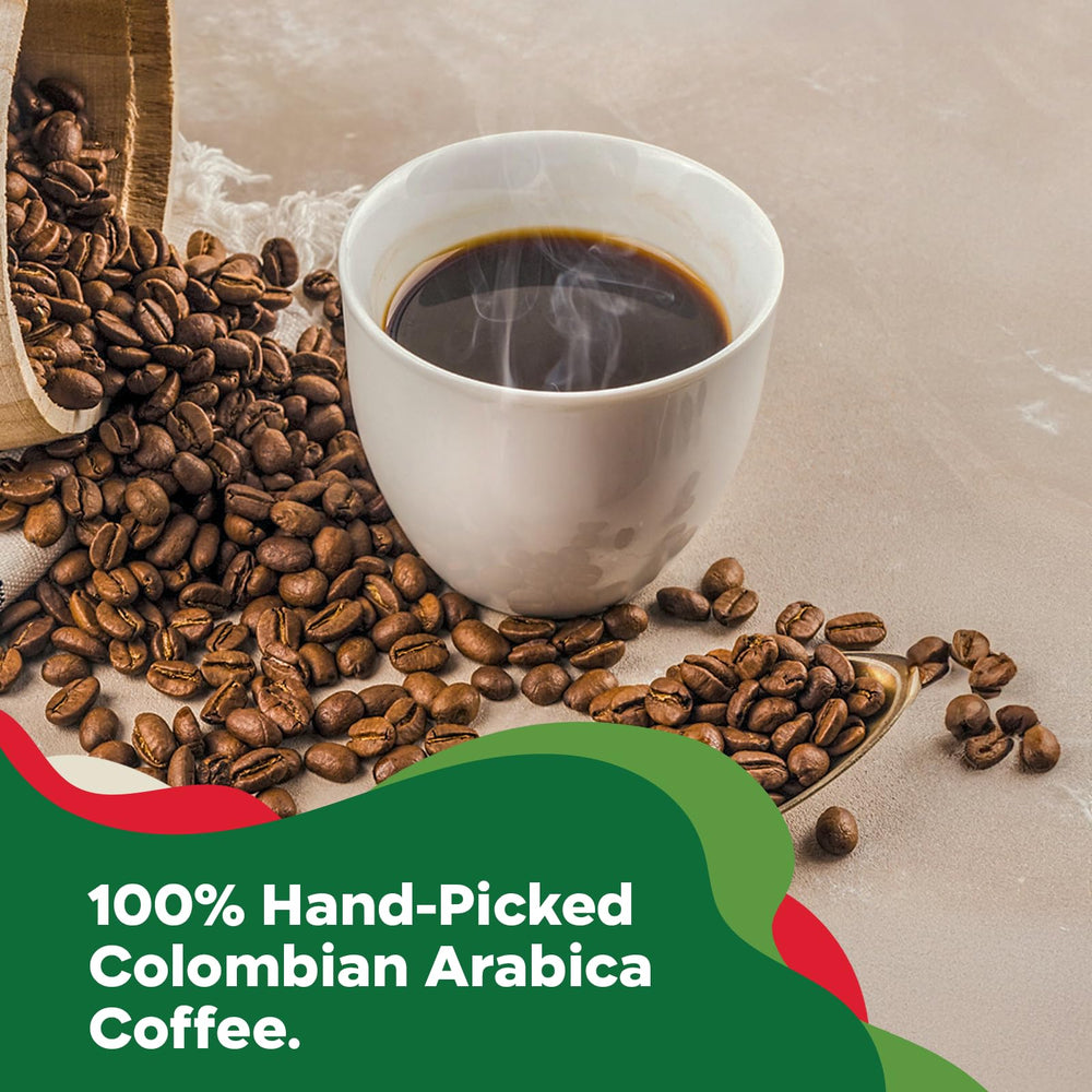 Juan Valdez Cumbre warm cup, cocoa and grape hints enhance your ritual.