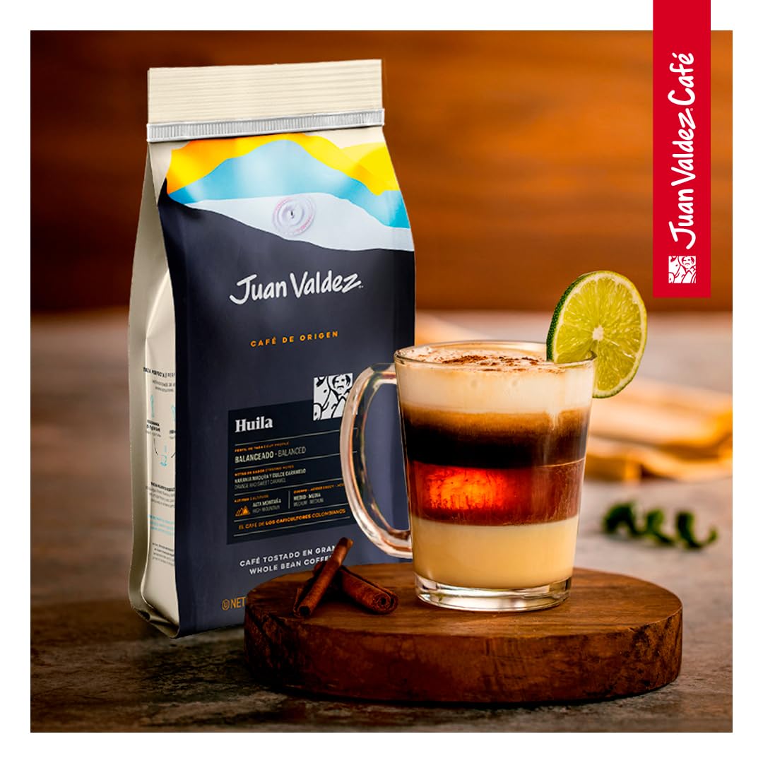 Steaming cup of Juan Valdez Huila invites a smooth pour-over experience.