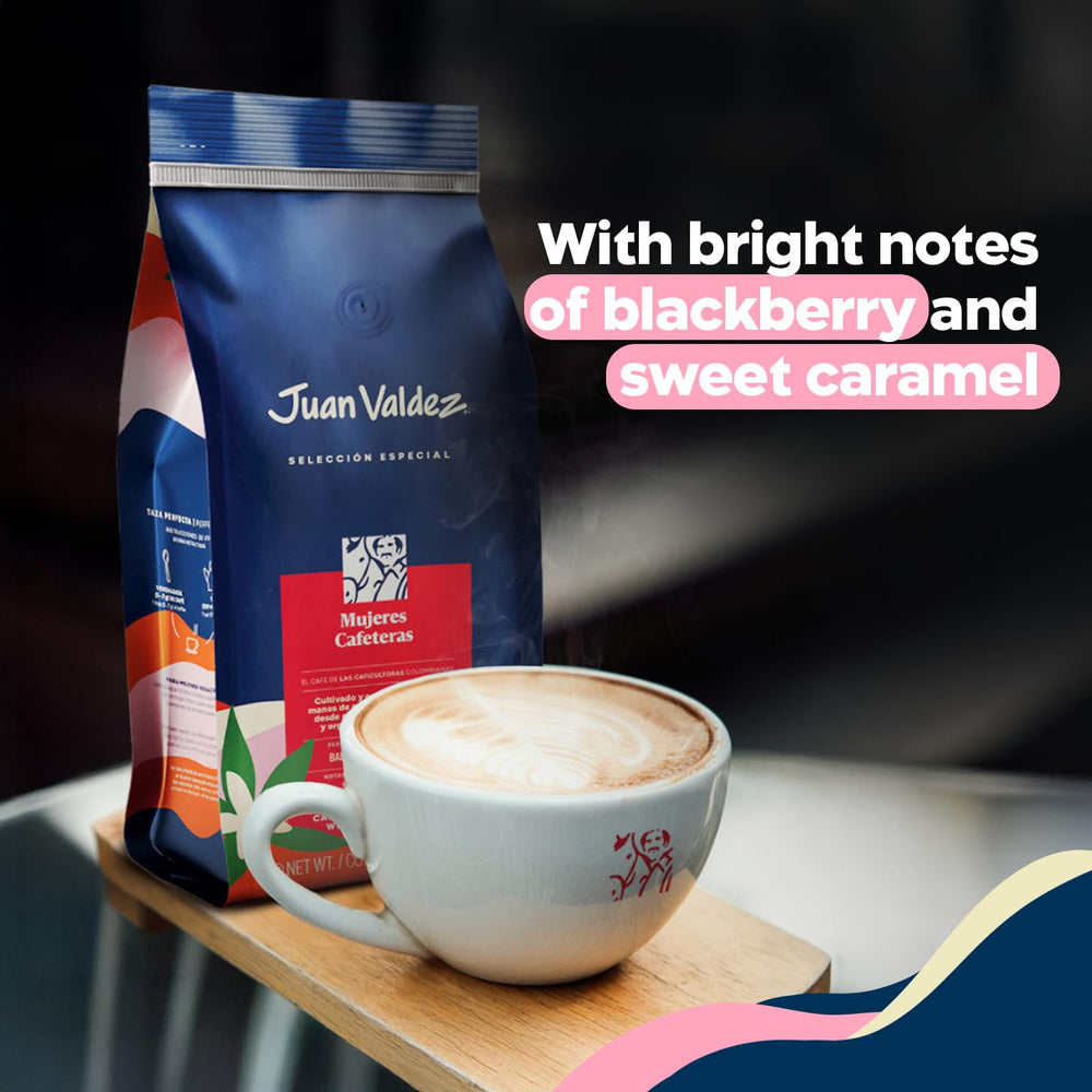 Juan Valdez medium-roast beans deliver a balanced, approachable flavor.