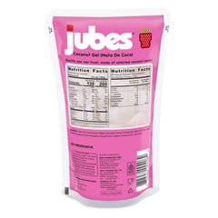Jubes coconut gel in syrup topping enhances bubble tea and smoothies.