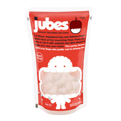Jubes precut coconut jelly cubes ready to pour over sago and panna cotta.