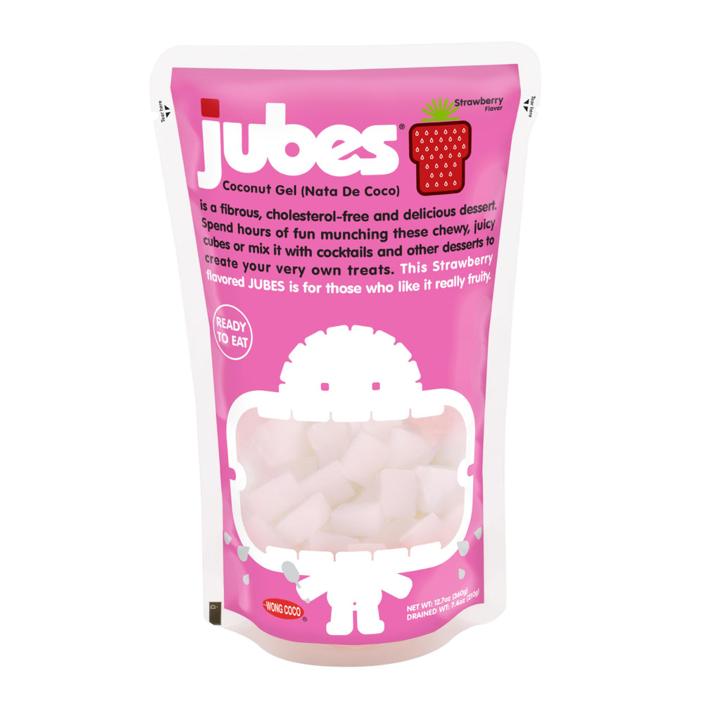 Jubes Jelly Cubes in a drink glass ready to enrich beverages