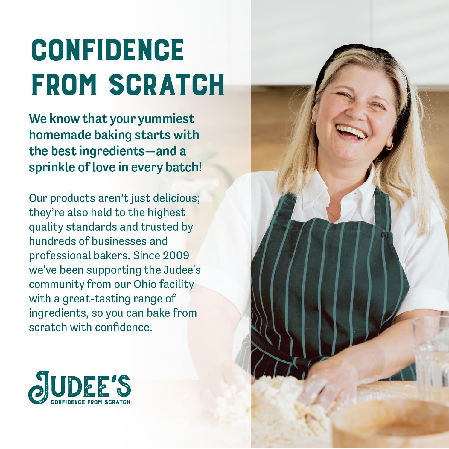 Judee's since 2009, trusted baking ingredients for decorating kits.