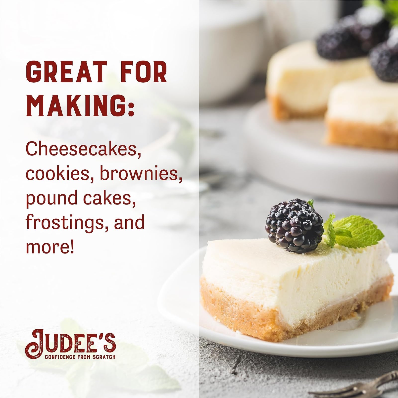 Dips and spreads prepared with Judee's powder for creamy party snacks.