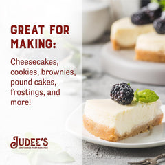 Dips and spreads prepared with Judee's powder for creamy party snacks.