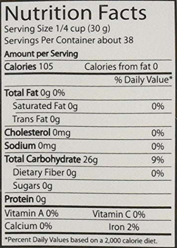 Produced in a dedicated gluten-free facility for allergen awareness.
