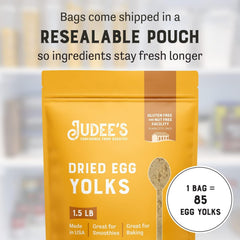 Judee's powder whisked into batter for gluten-free baking.