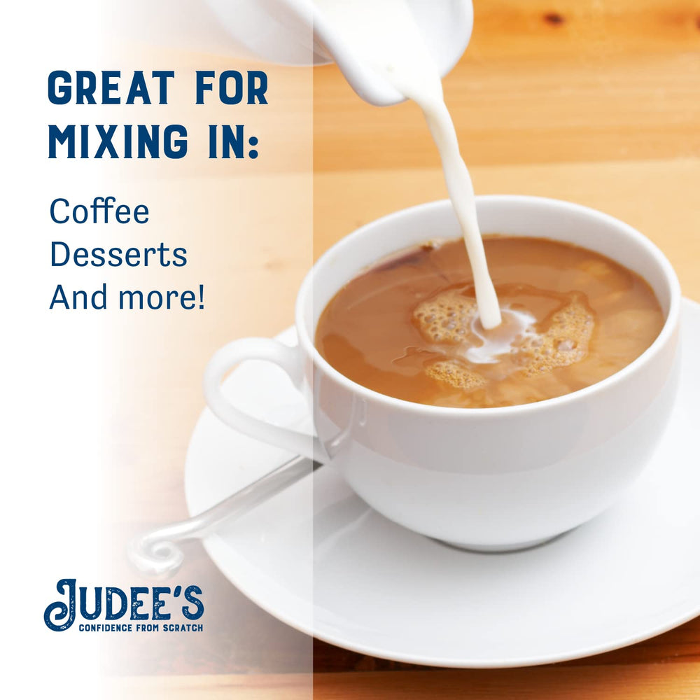 Judee's gluten free powdered milk used as baking ingredient for rich textures