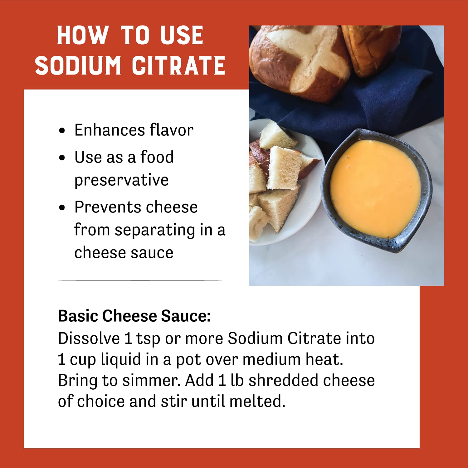 Judee's Sodium Citrate Powder boiling water dissolution aid for quick prep