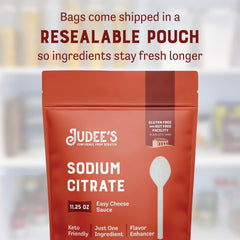 Judee's Sodium Citrate Powder fondue-pot yields glossy, restaurant-like fondue textures