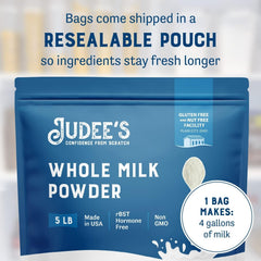 Judee's powder as a baking ingredient for creamy textures.