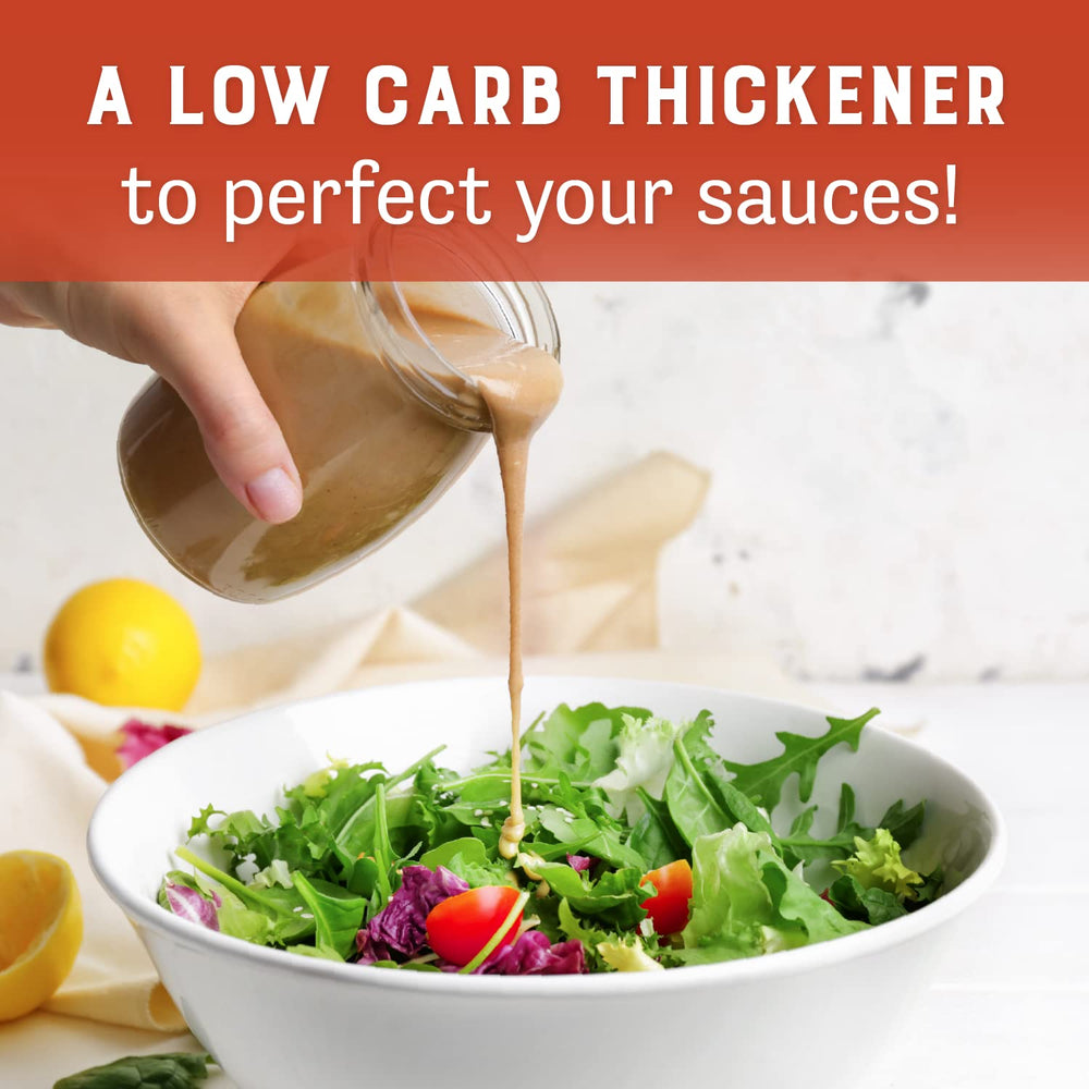 Judee's guar gum powder in sauces—achieving desired thickness and glaze.