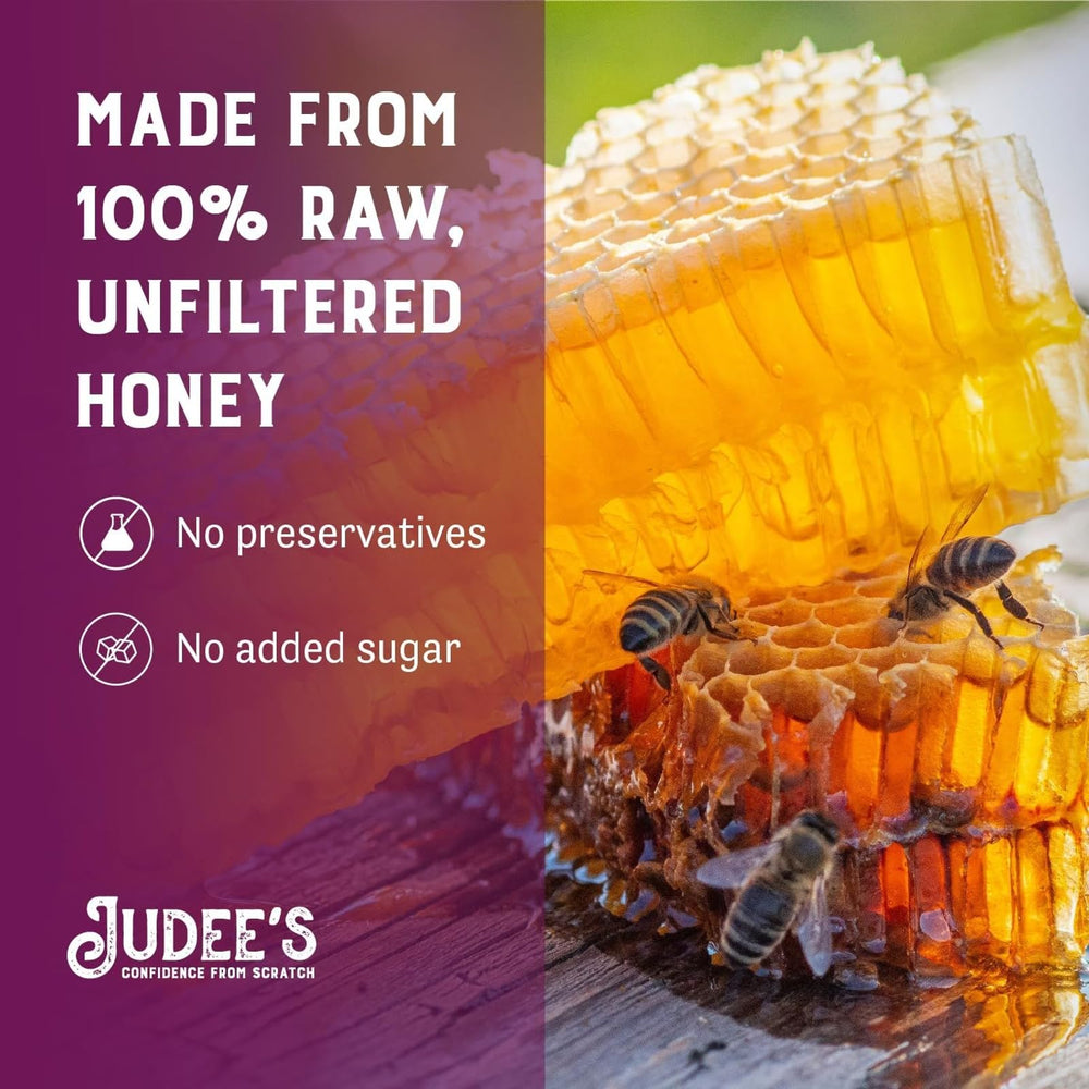 Judee's honey sticks dessert drizzle option with gluten-free purity
