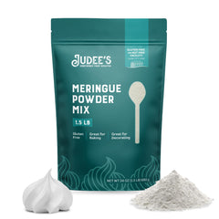 Judee's Gluten Free meringue powder pack for baking and decorating cookies.