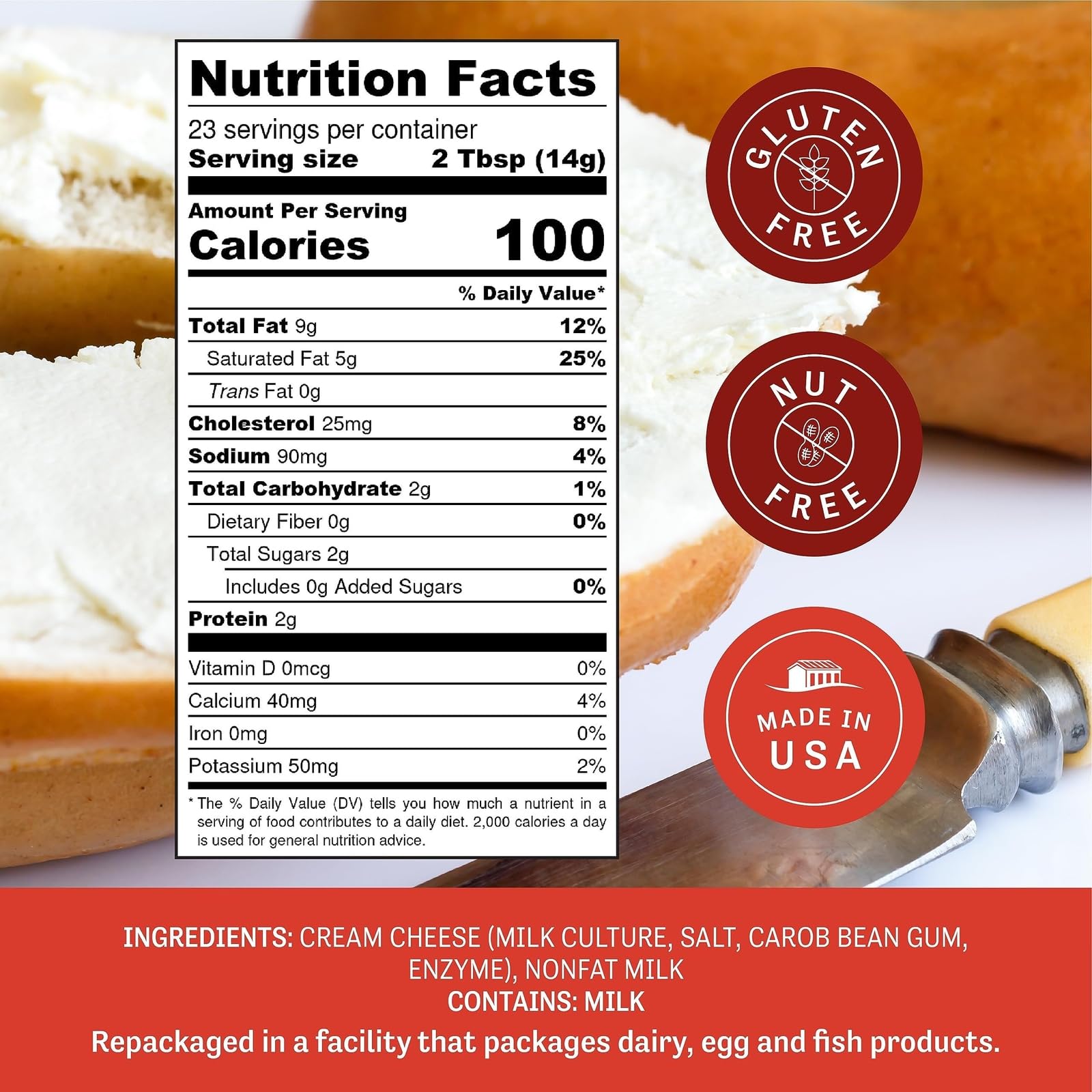 Close-up of Judee's powdered cream cheese texture ideal for fast frosting and fillings.
