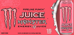 Juice Monster Pipeline Punch flavors exposed, highlighting passion fruit, orange and guava aroma.