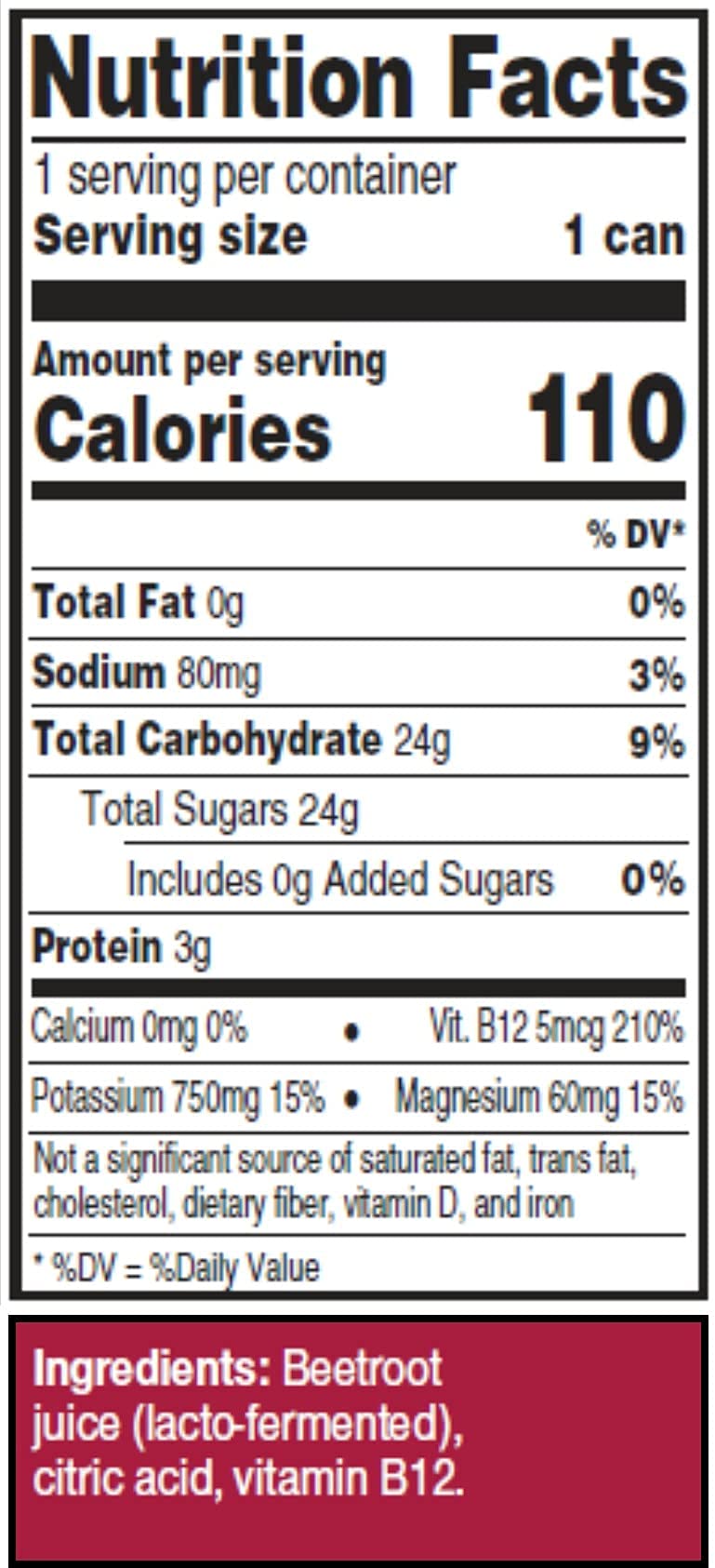 Juice Performer Beet Juice with B12 bottle-closeup highlights natural ingredients and energy-boosting potential