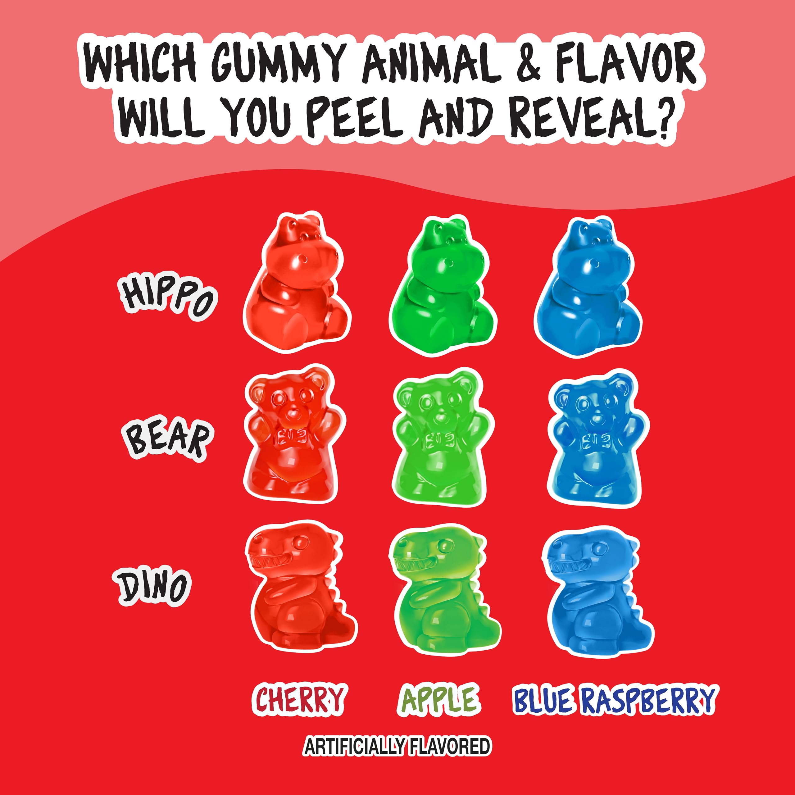 Juicy Drop rotating flavors inside keep curiosity alive during candy moments.