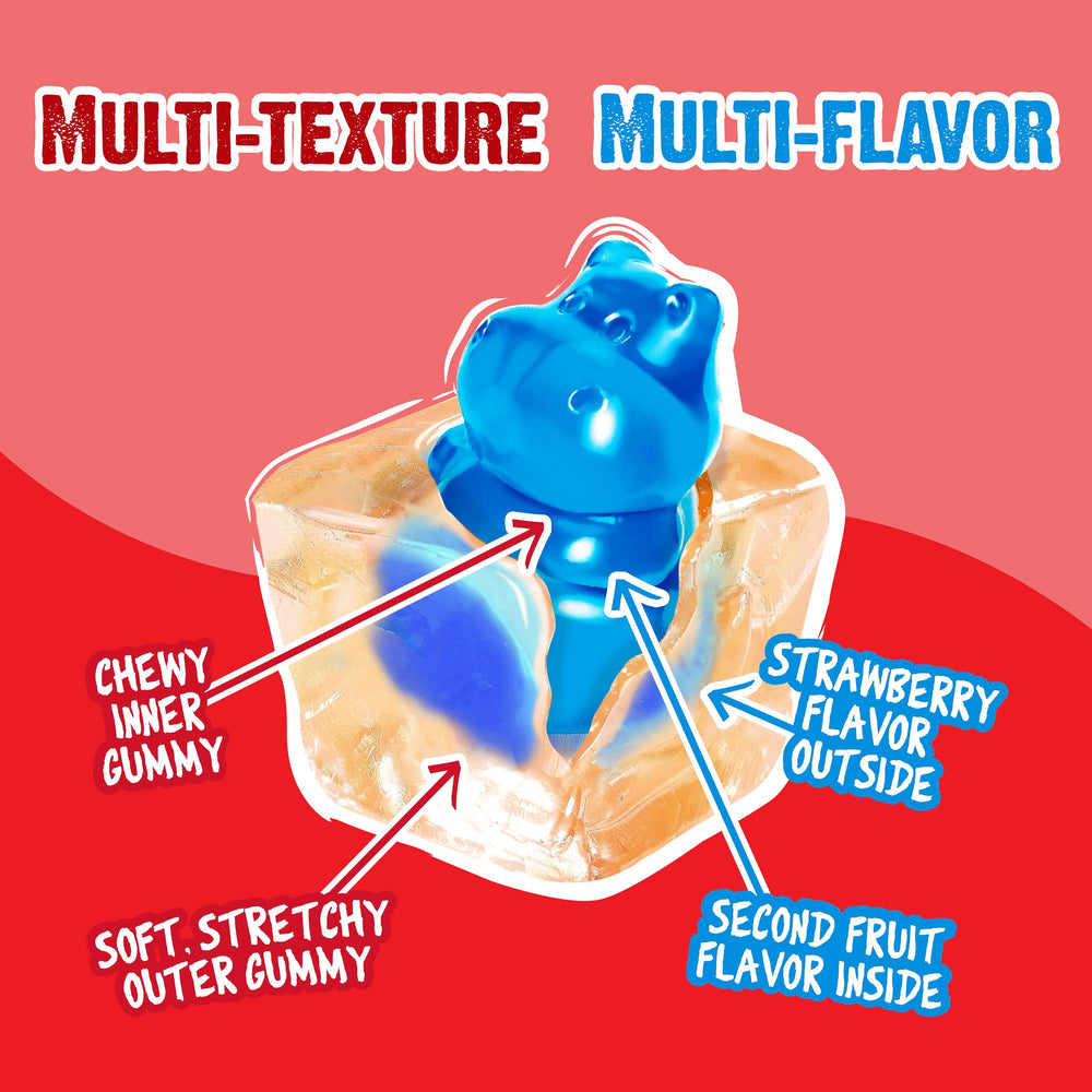 Juicy Drop two-in-one treat blends textures for exciting taste experiences.