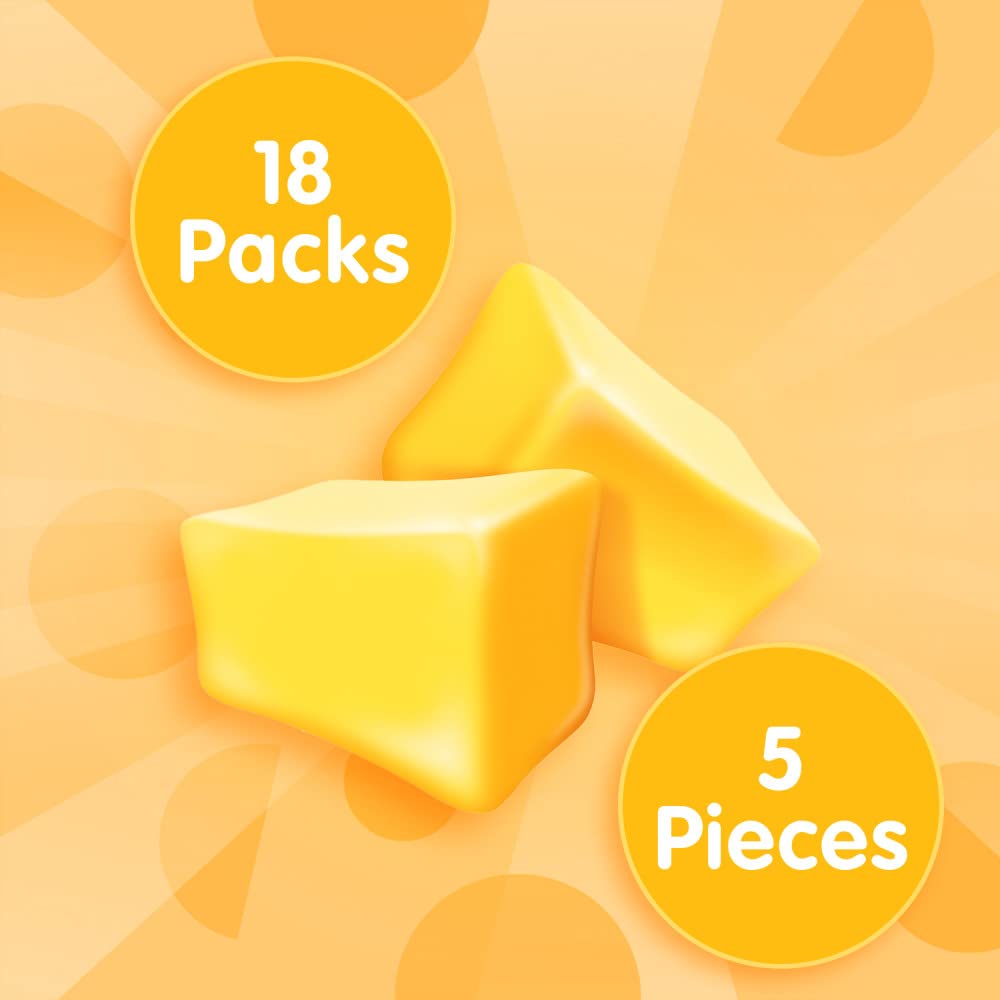 Juicy Fruit Gum Original 18-pack box front shows convenience and value.