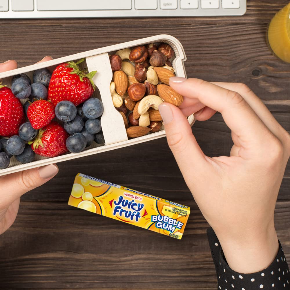 Juicy Fruit Gum Original evokes a cheerful mood and quick refresh.