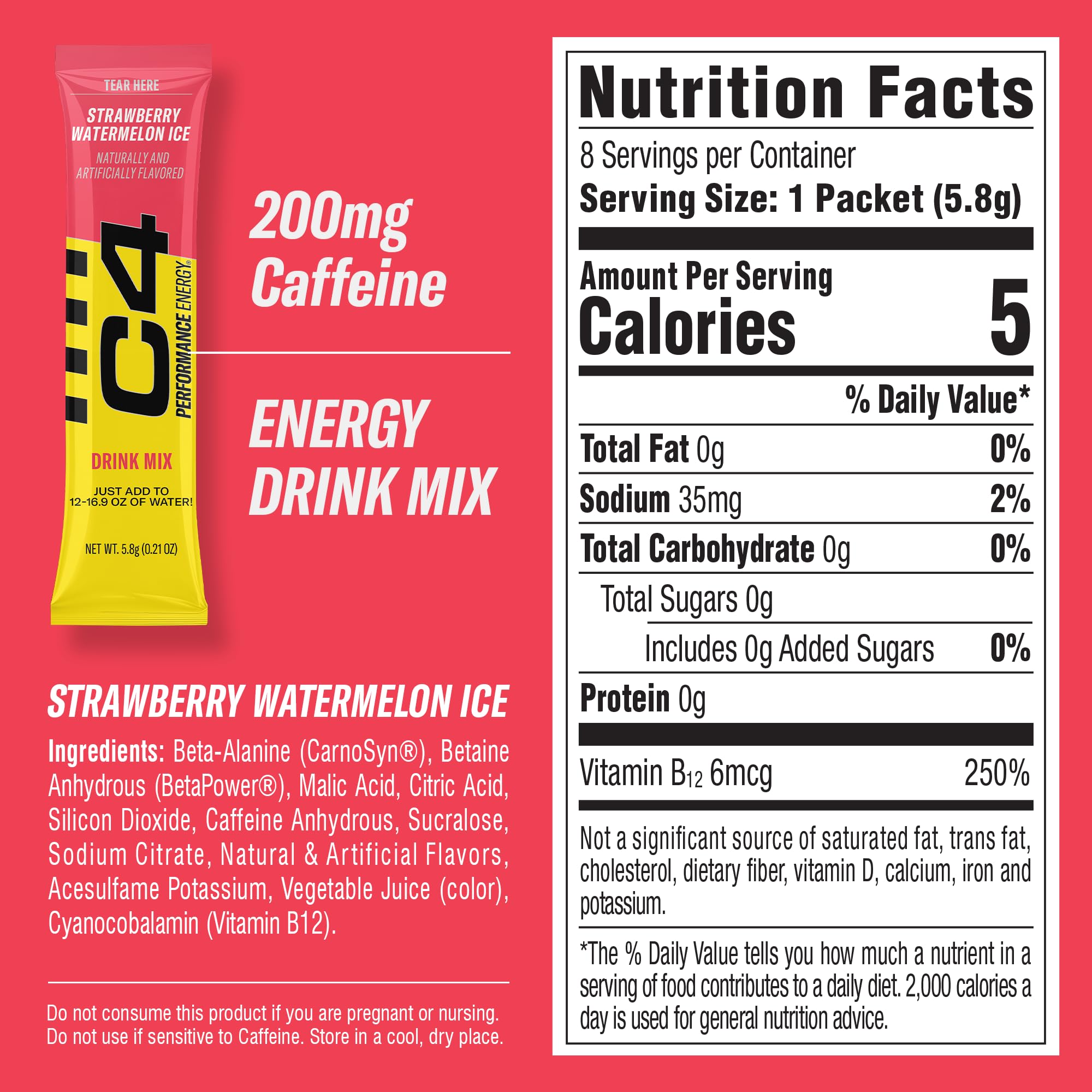 Juicy Mixes C4 Energy sticks close-up for portable caffeine on the go.
