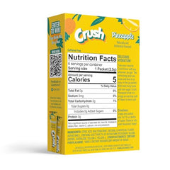 Juicy Mixes Crush Pineapple powder being dispensed for easy measuring
