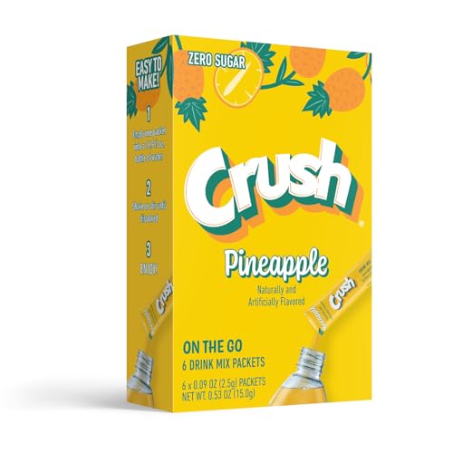 Juicy Mixes Crush Pineapple sticks close-up for travel-ready hydration