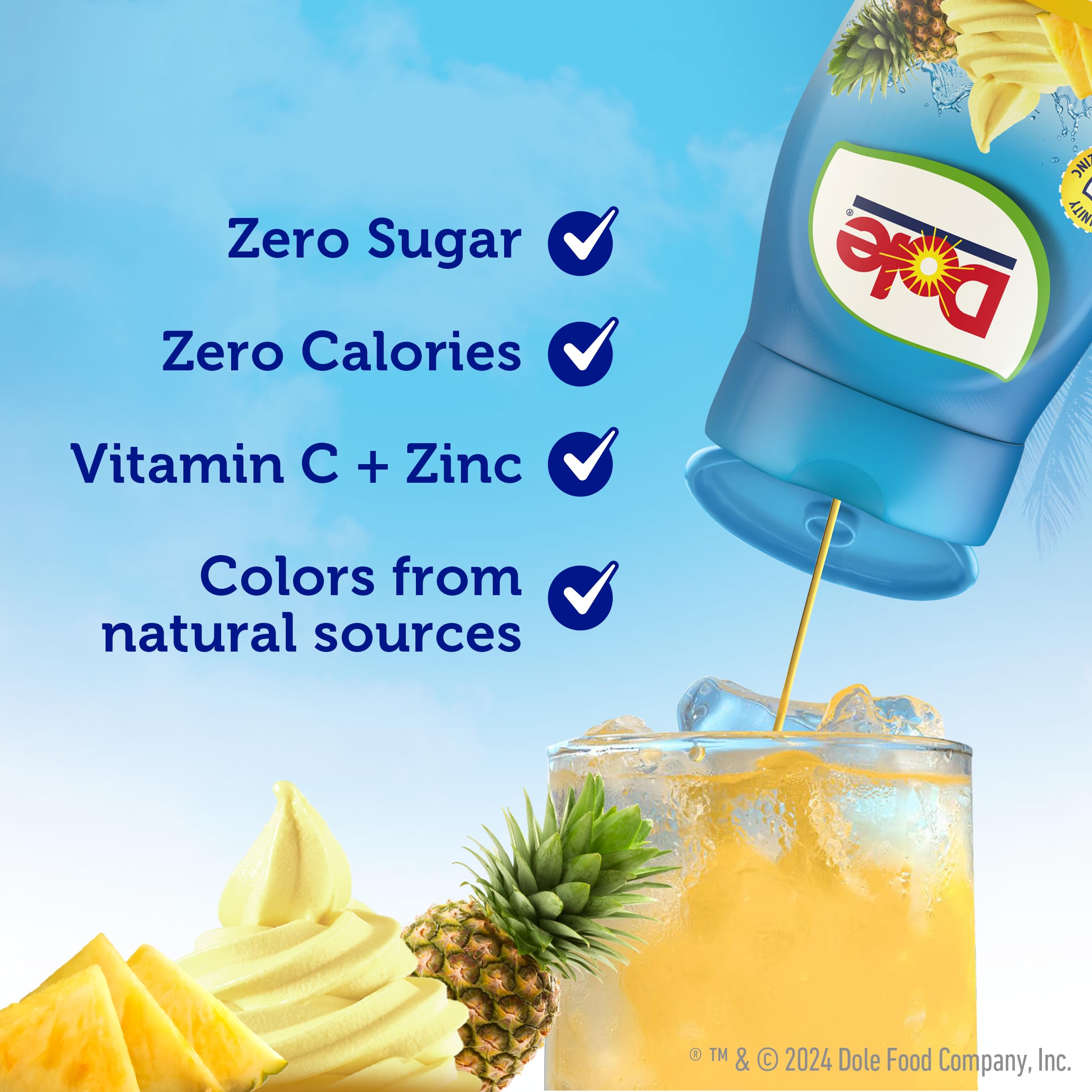 Juicy Mixes Dole Pineapple Whip notes elevate beverages and recipes.