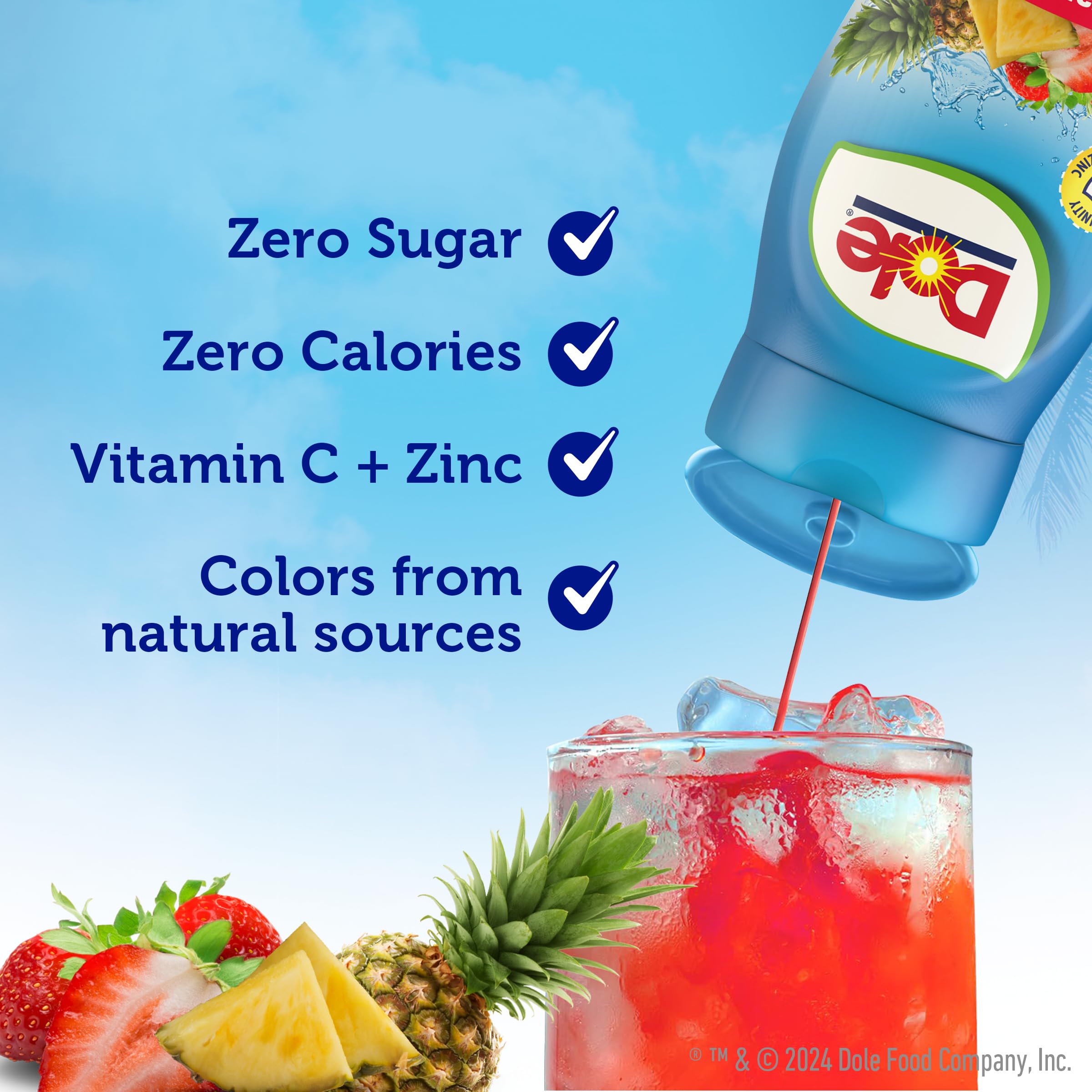 Juicy Mixes Dole zero-sugar formula with Vitamin C and Zinc boosts hydration