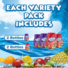 Juicy Mixes Hawaiian Punch bottle pour for quick 8 ounce servings