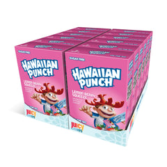 Juicy Mixes Hawaiian Punch powder packaging shows a convenient, sugar-free mix for on-the-go hydration.