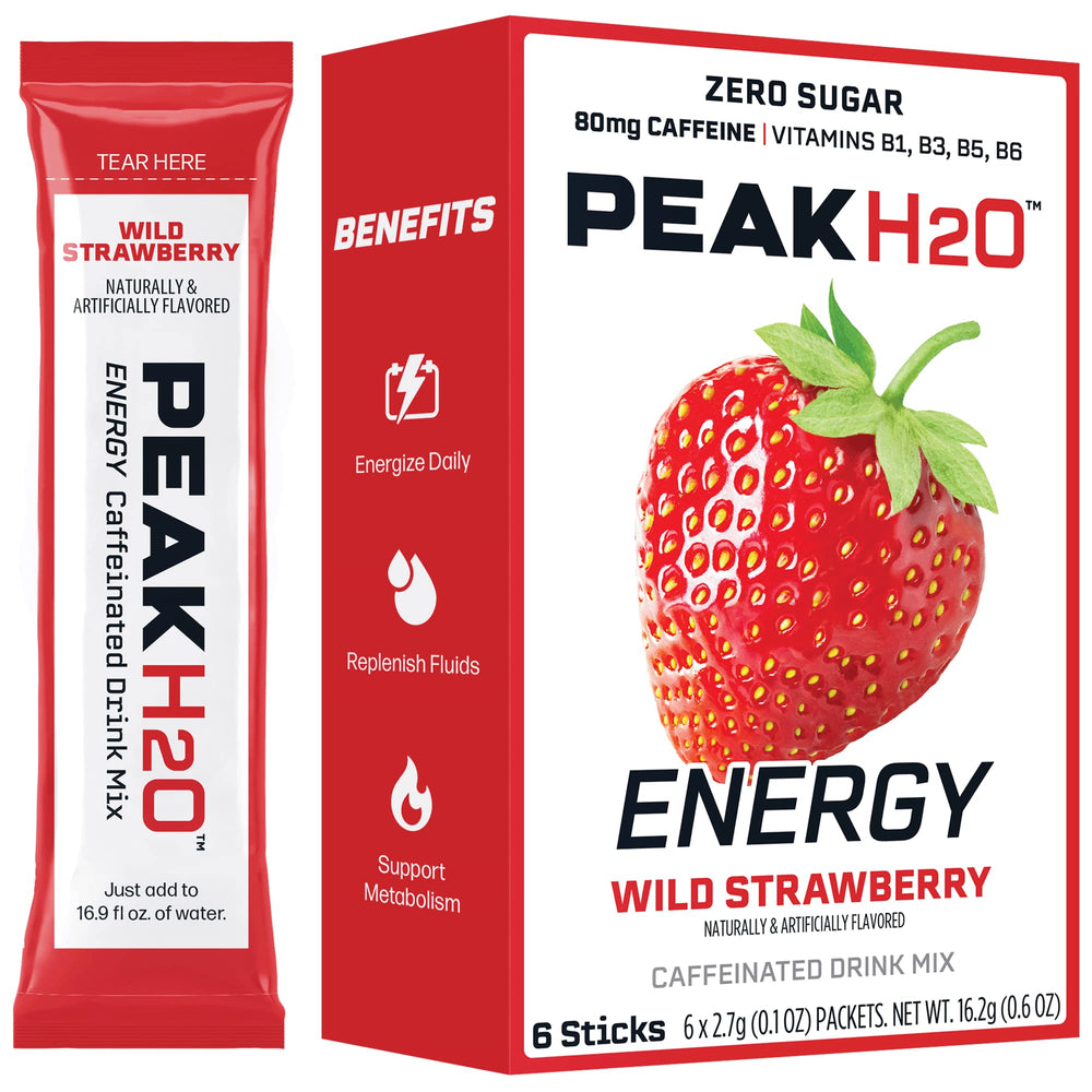 PeakH20 dissolves easily in water for a quick, refreshing drink
