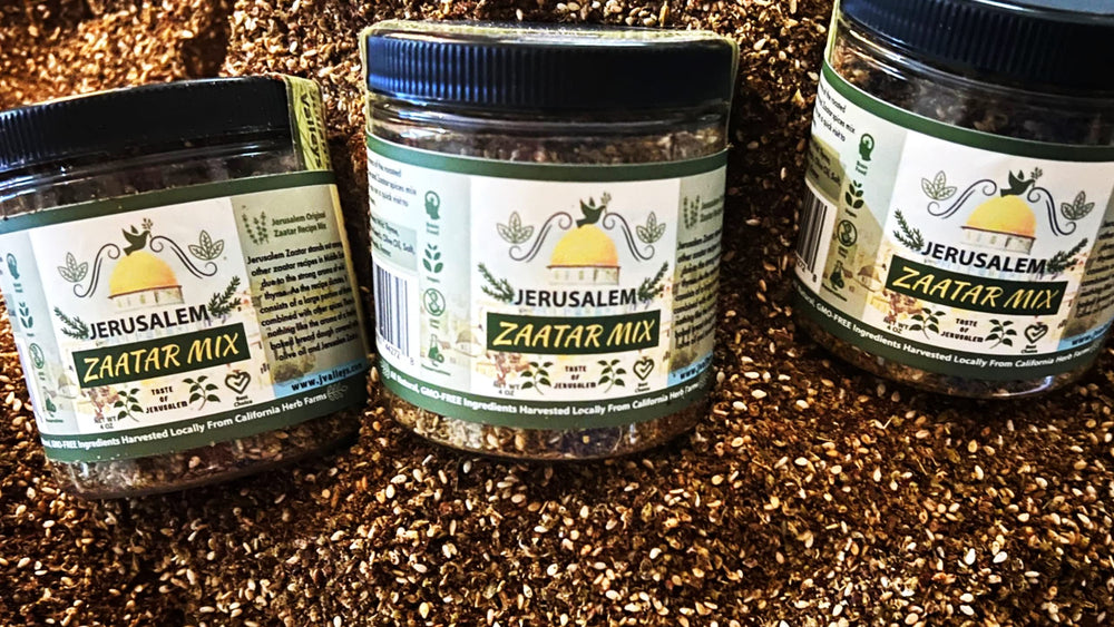 Roasted vegetables gain depth from Julian's Valleys Zaatar spice mix.