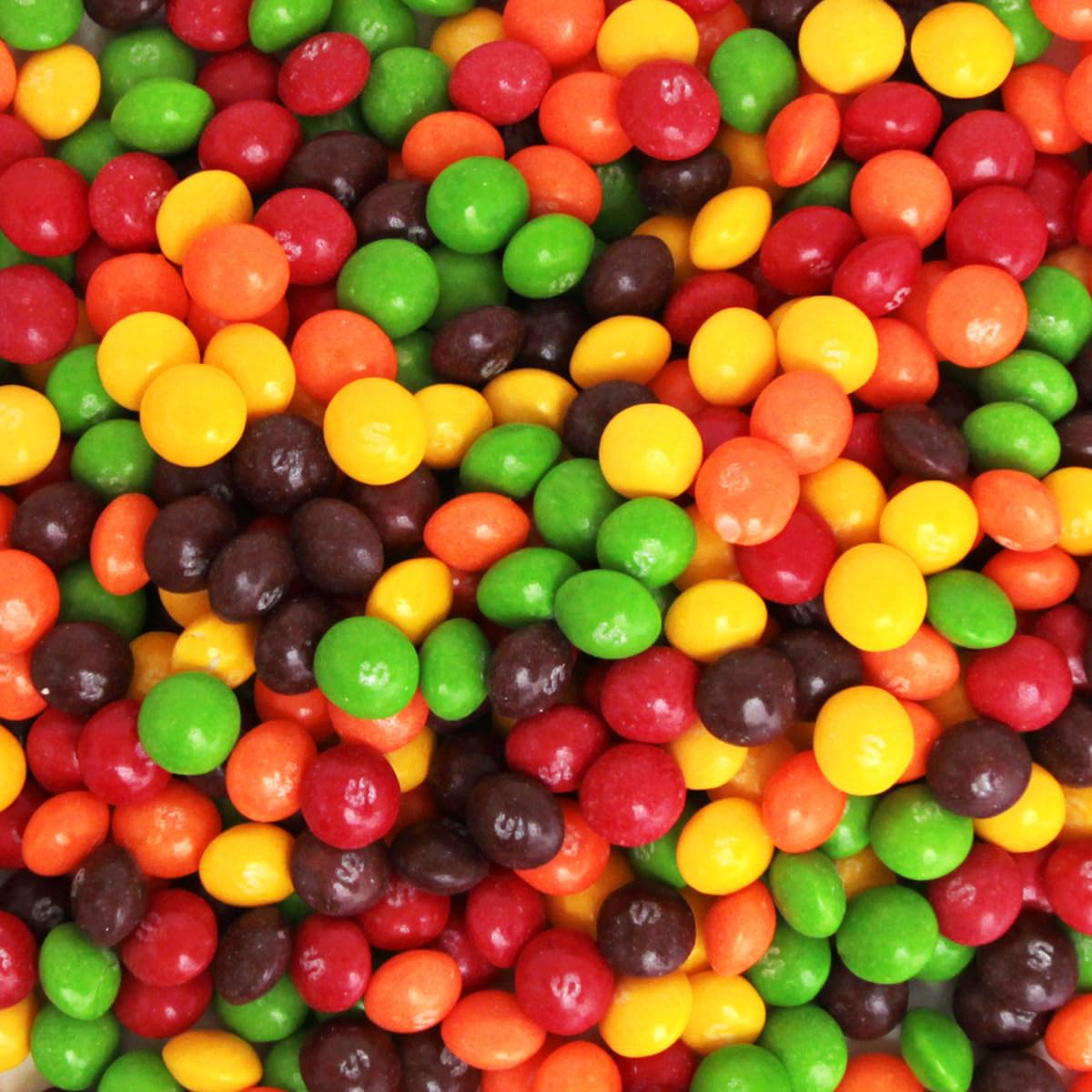 Jumblet candy for events arranged for easy distribution and colorful appeal.